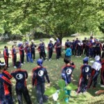 Outbound Training di Kebun Teh Wonosari Lawang BPR Syariah Mugi Karya